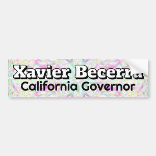 Autocollant De Voiture Xavier Becerra Gouverneur de Californie