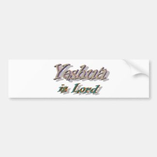 Autocollant De Voiture Yeshua est seigneur