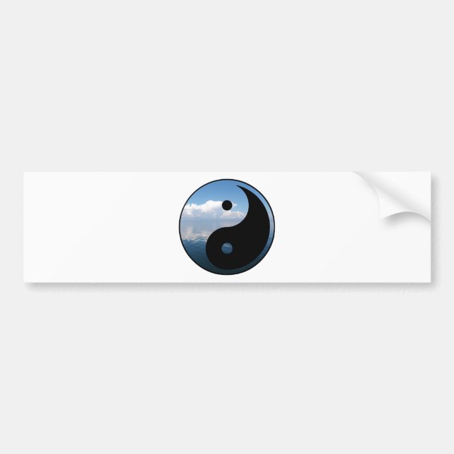 Autocollant De Voiture yin yang-1 (Devant)