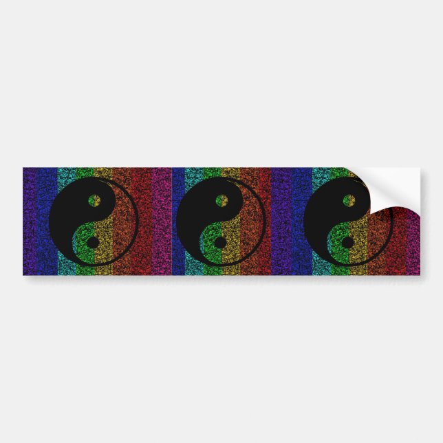 Autocollant De Voiture Ying Yang (Devant)