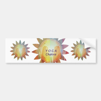 Autocollant De Voiture Yoga Chakra