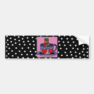 Autocollant De Voiture Yorkie Poo