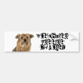 Autocollant De Voiture Yorkshire Terrier à bord