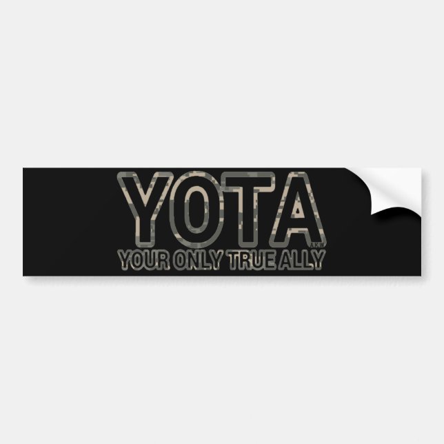 AUTOCOLLANT DE VOITURE YOTA (Devant)