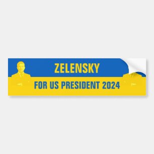 Autocollant De Voiture Zelensky pour le président américain 2024 Le meill