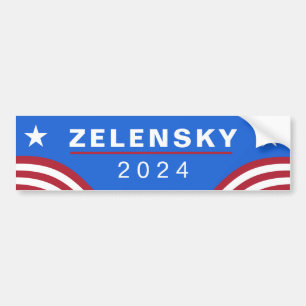 Autocollant De Voiture Zelensky pour le président Bumper Sticker