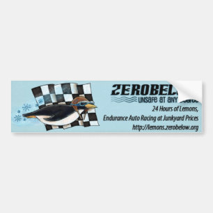 Autocollant De Voiture Zerobelow d'équipe - adhésif pour pare-chocs
