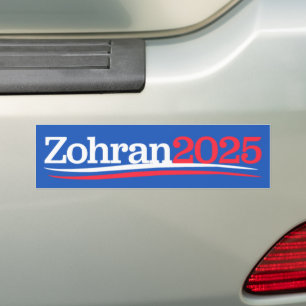 Autocollant De Voiture Zohran Mamdani Maire NYC 2025