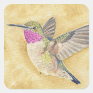 Autocollant de vol de colibri
