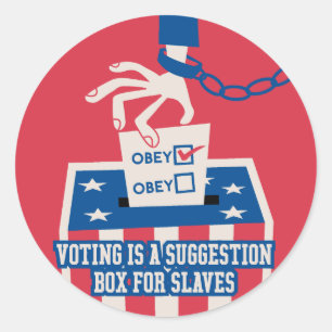 Autocollant de vote