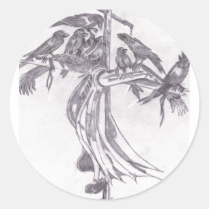 Autocollant de vue d'oeil d'oiseau