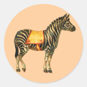Autocollant de zèbre de cirque