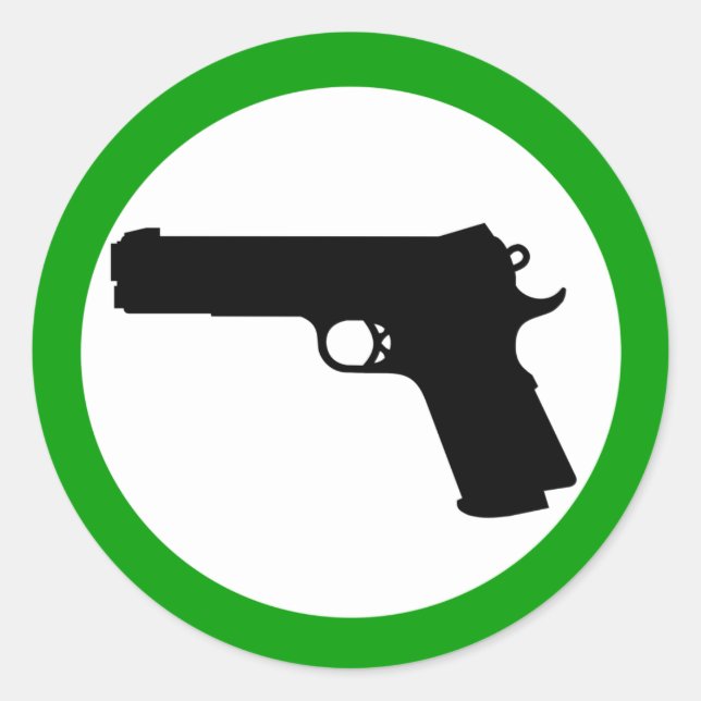 Autocollant de zone d'autodéfense (Devant)