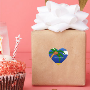 autocollant décoratif "I Love Orlando, Florida"