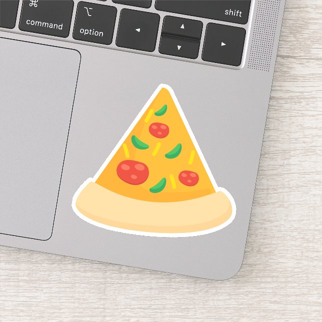 Autocollant découpé Pizza Fast Food (Détail)