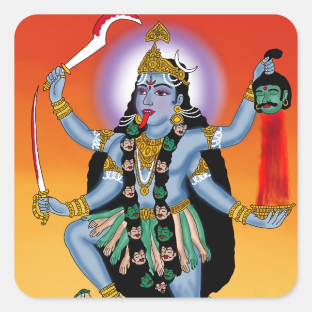 Autocollant Déesse Kali (Devant)