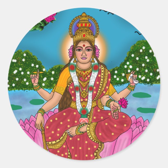Autocollant Déesse Siddhidatri (Devant)