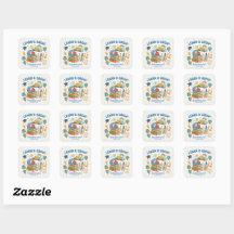 Autocollant d'élément scolaire mignon Apprendre & 