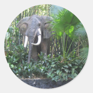 Autocollant d'éléphant