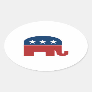 Autocollant d'éléphant de GOP