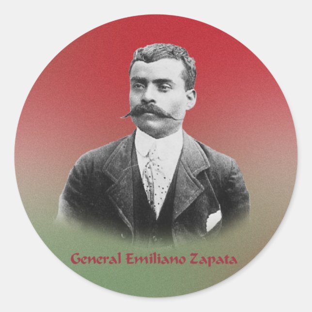 Autocollant d'Emiliano Zapata (Devant)