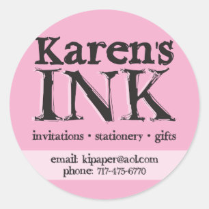 Autocollant d'encre de Karen