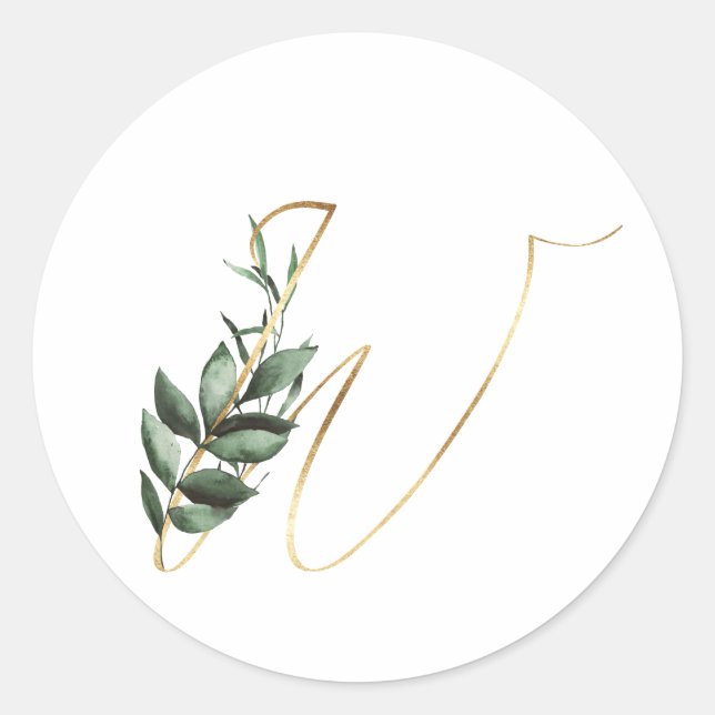 autocollant des initiales des fêtes d'hiver (Devant)