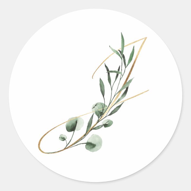 autocollant des initiales des fêtes d'hiver (Devant)