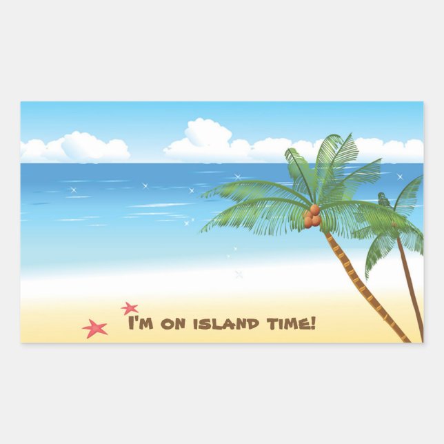 Autocollant Desert Isle (Devant)