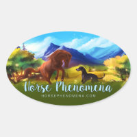 Autocollant d'été pour chevaux Phénomène
