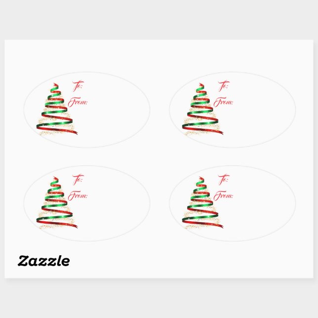 Autocollant d'étiquette de cadeau de vacances de N (Feuille)