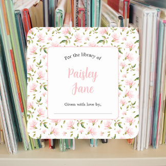Autocollant d'étiquette de livre pour baby shower