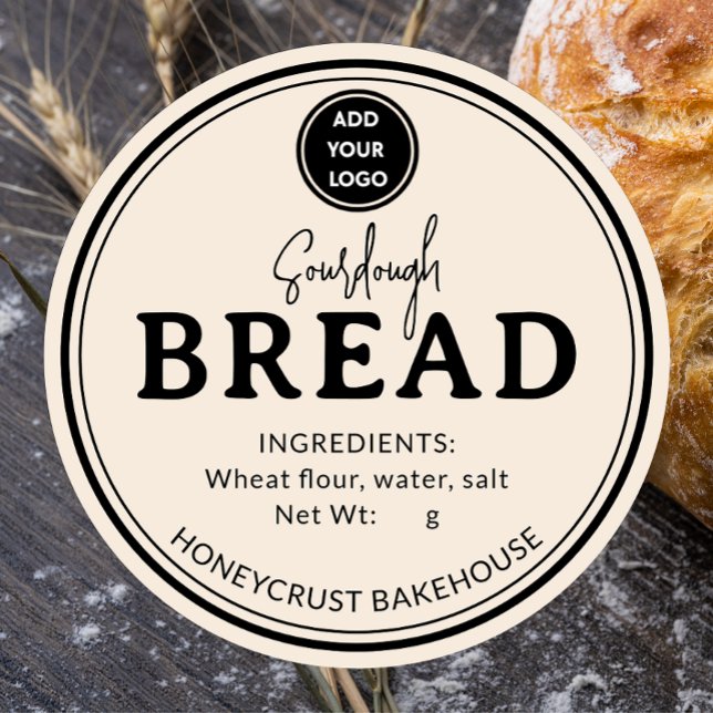 Autocollant d'étiquette de pain au levain de la bo (Créateur téléchargé)