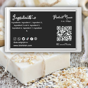 Autocollant d'étiquette de produit à ingrédient no