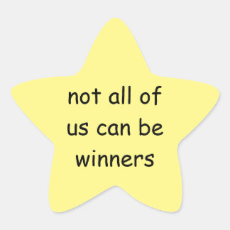 autocollant d'étoile d'or drôle