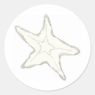 Autocollant d'étoiles de mer