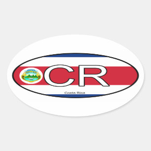 Autocollant d'euro du Costa Rica