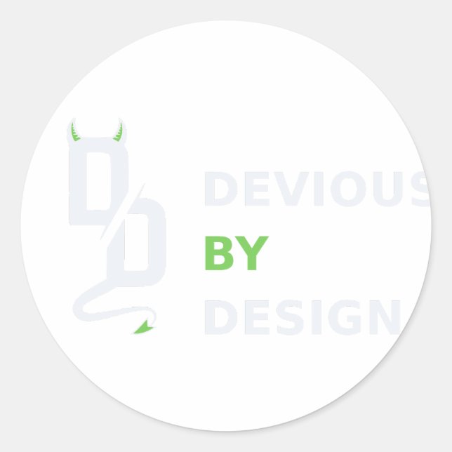 Autocollant Devious by Design (Devant)