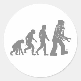 Autocollant d'évolution robotique