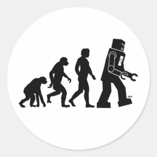 Autocollant d'évolution robotique