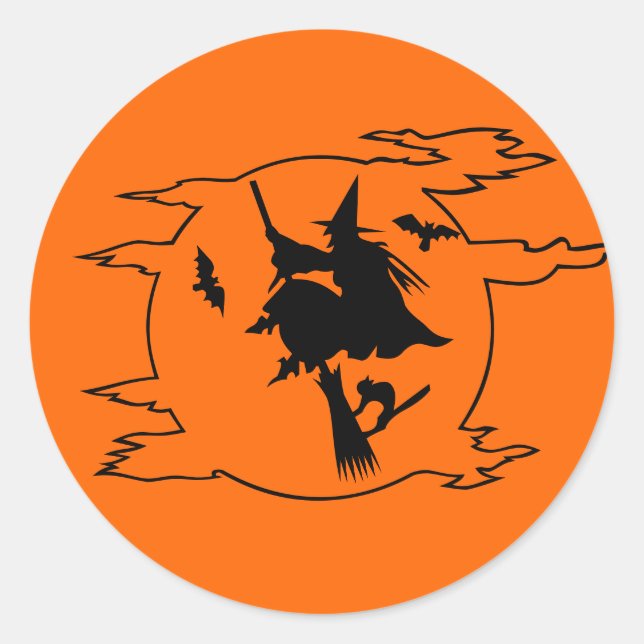 Autocollant d'Halloween (Devant)