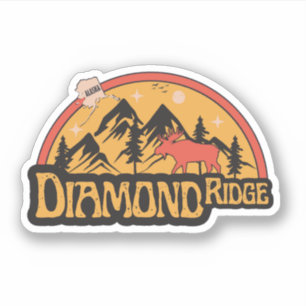 Autocollant Diamond Ridge, Alaska