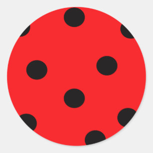 Autocollant d'impression de coccinelle