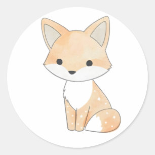 Autocollant d'impression Star Fox Aquarelle