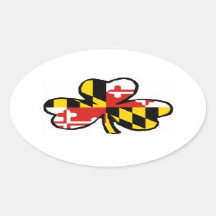 Autocollant d'Irlandais du Maryland
