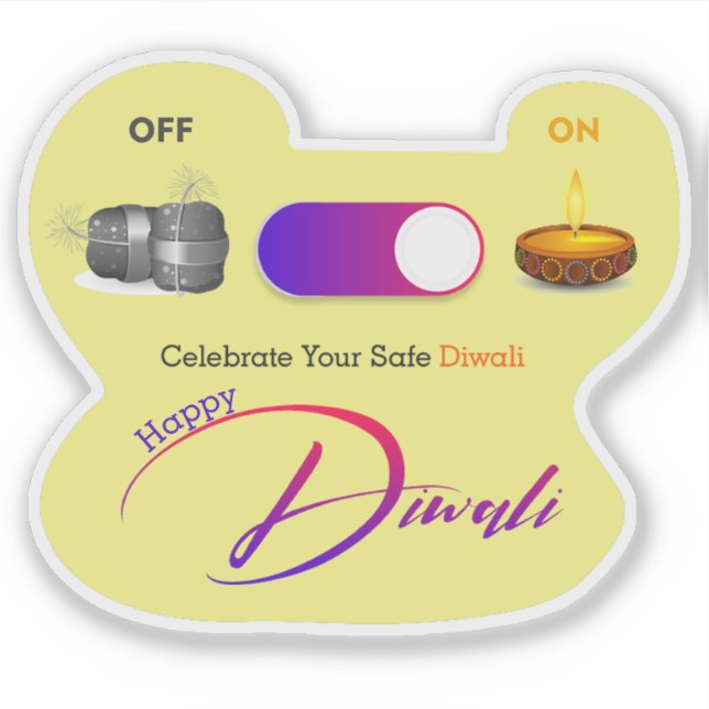 Autocollant Diwali (Devant)