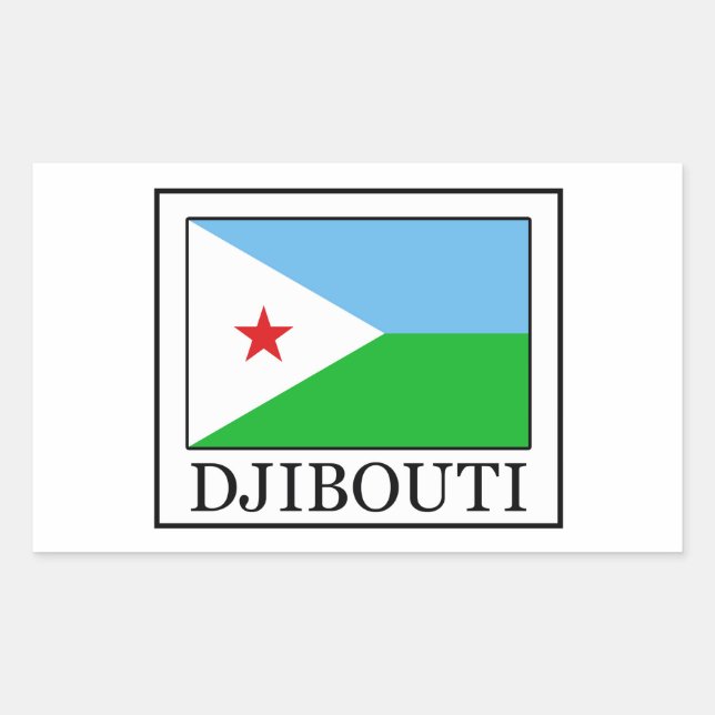 Autocollant Djibouti (Devant)