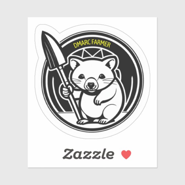 Autocollant DMARC Farmer (Feuille)