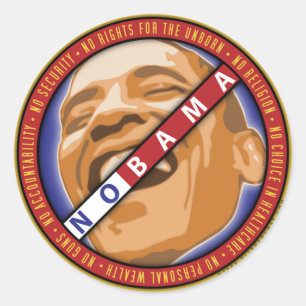 Autocollant d'Obama "Nobama"