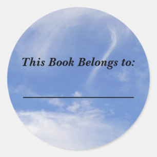 Autocollant d'ouatine et de livre de Whisps